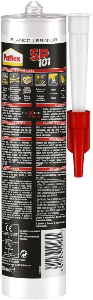 Thumbnail 1 de Pattex SP101: sigillante bianco multi-materiale 280 ml per interni ed esterni