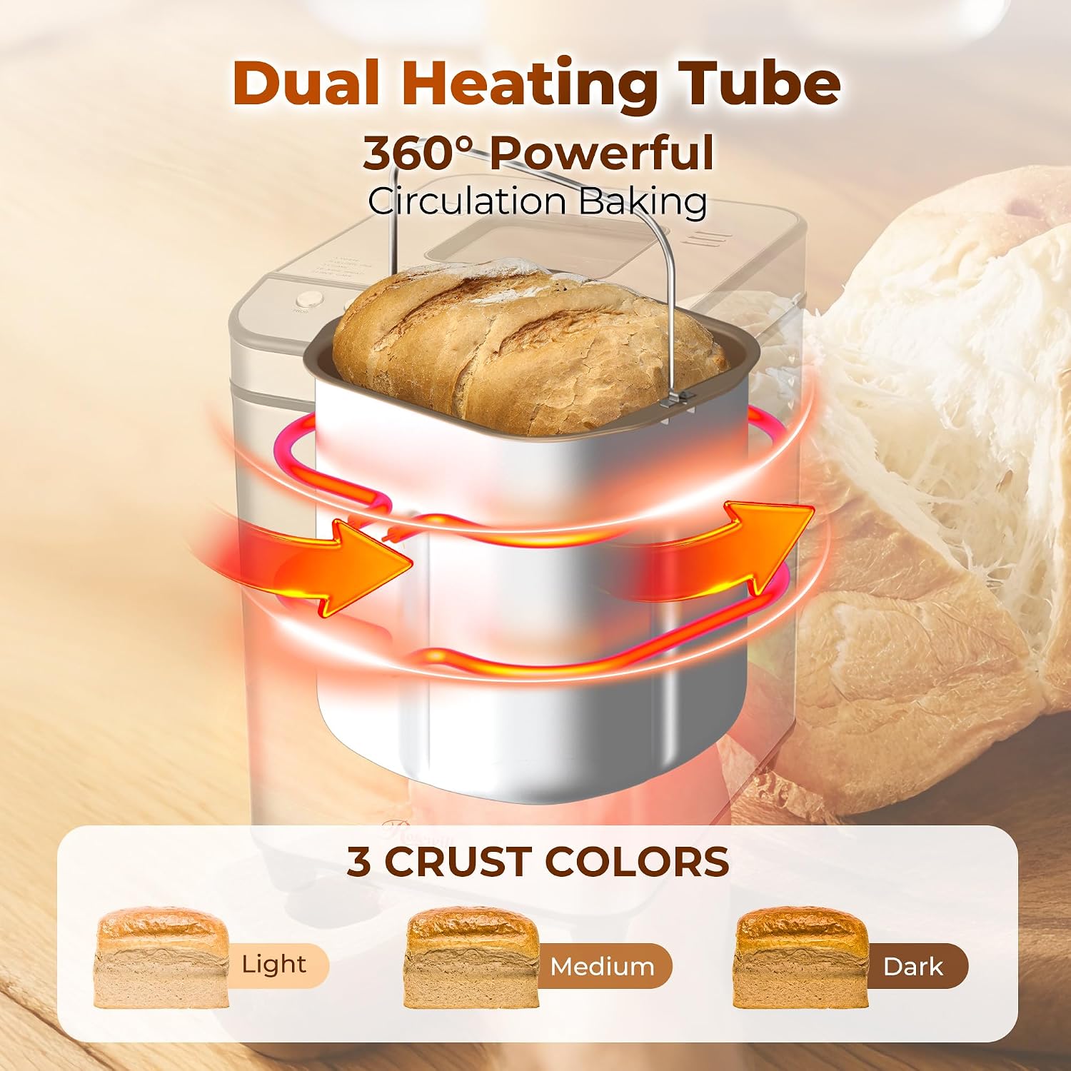 Thumbnail 3 de Rosewill 25-in-1 Bread Maker 2LB 🍞