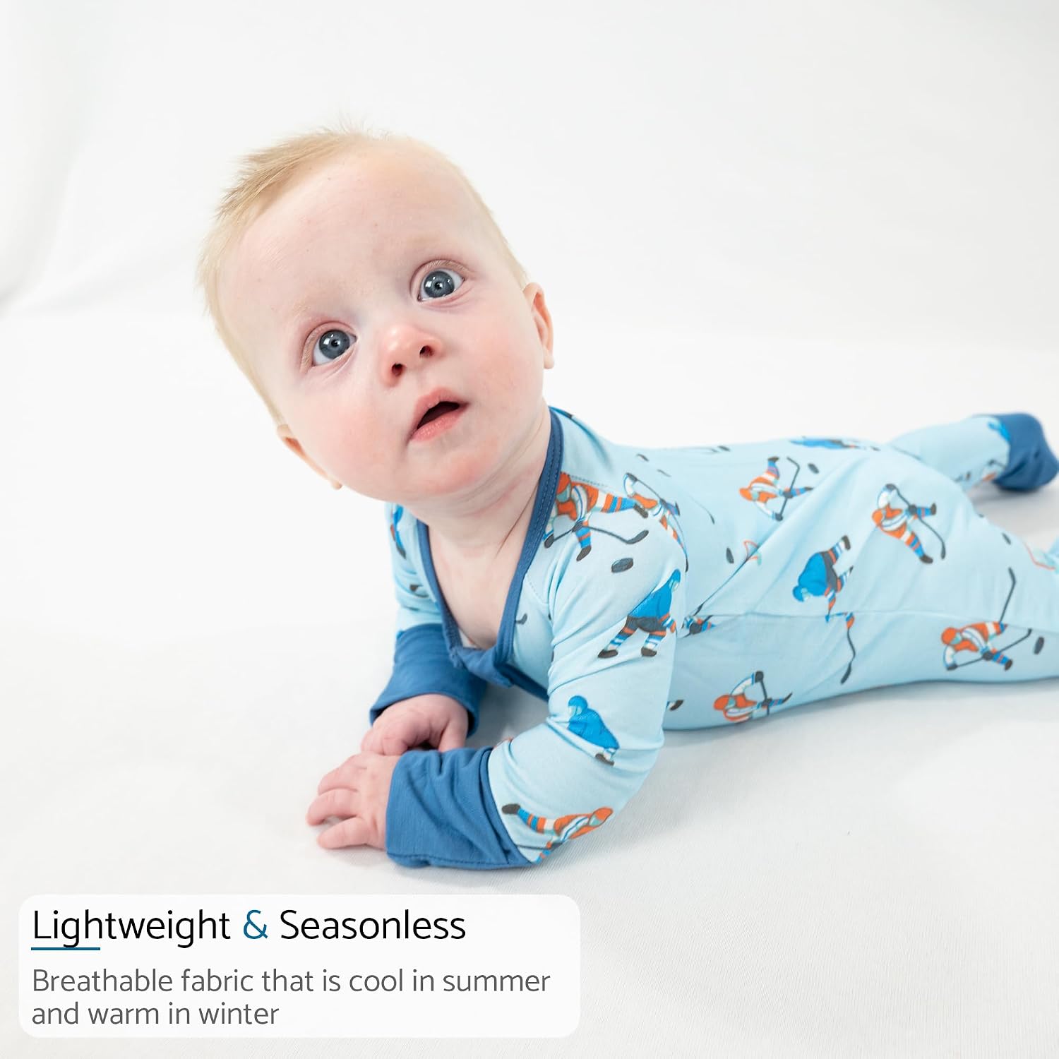 Detalle de LollyBanks Baby Pajamas in Bamboo Viscose