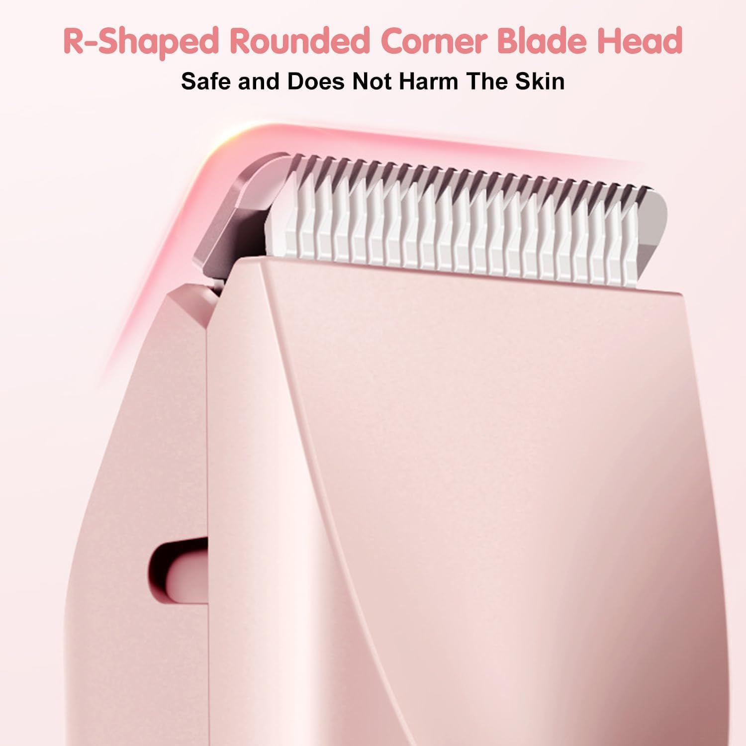 Detalle 2 de CARRELER Dual-Head Bikini Trimmer for Women, Wet & Dry, Blue