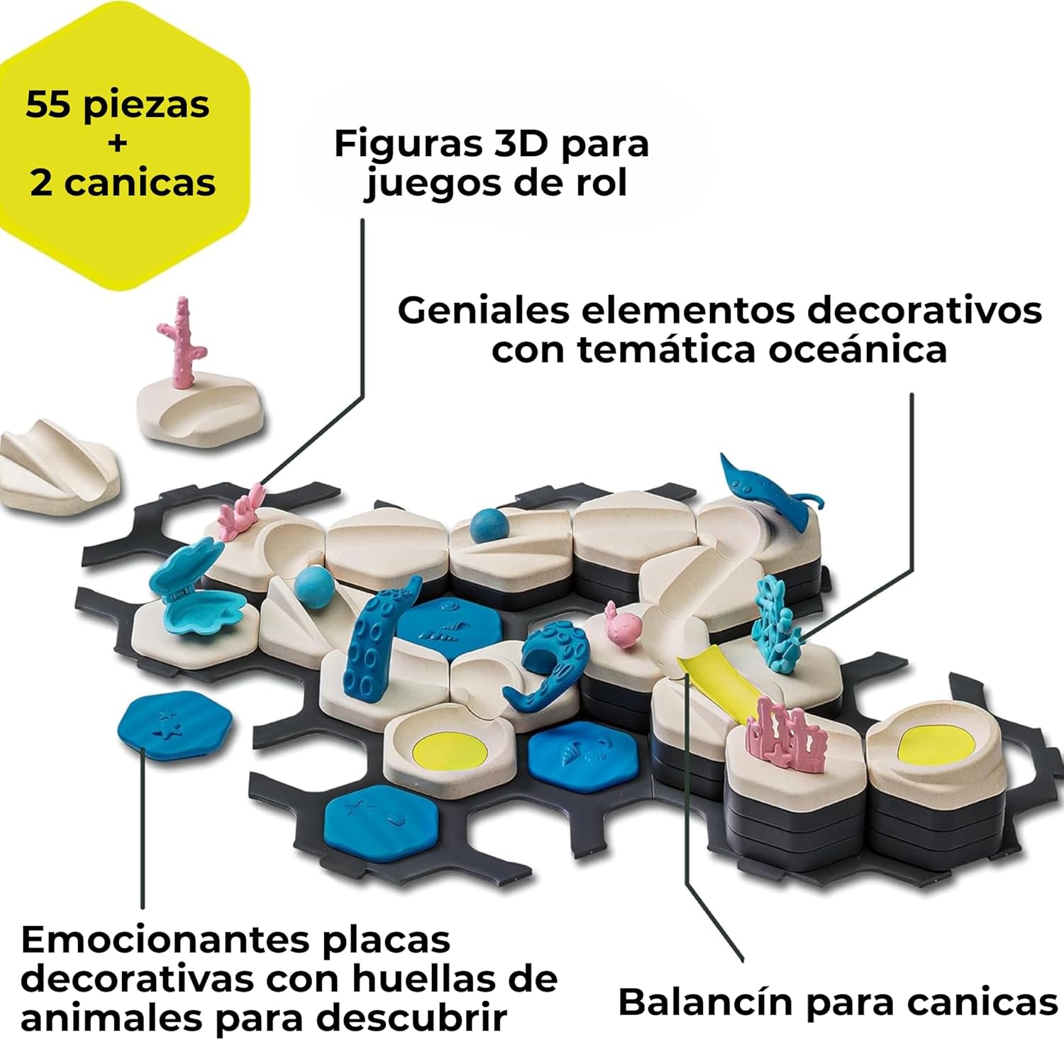 Detalle 2 de Ravensburger Gravitrax Starter Junior Ocean 58 piezas