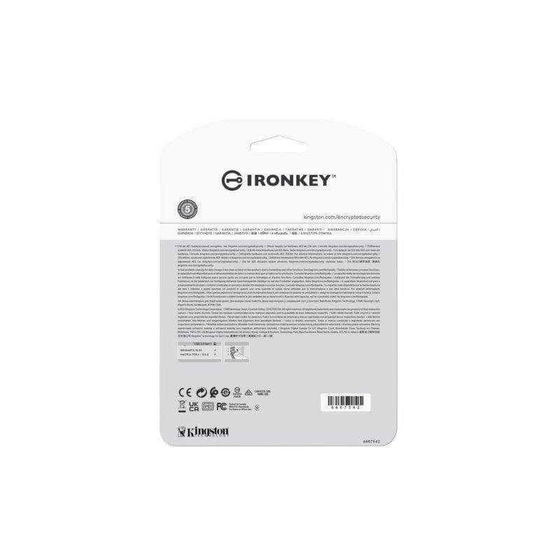 Detalle de Kingston IronKey Vault Privacy 50 64GB: seguridad avanzada en una USB cifrada