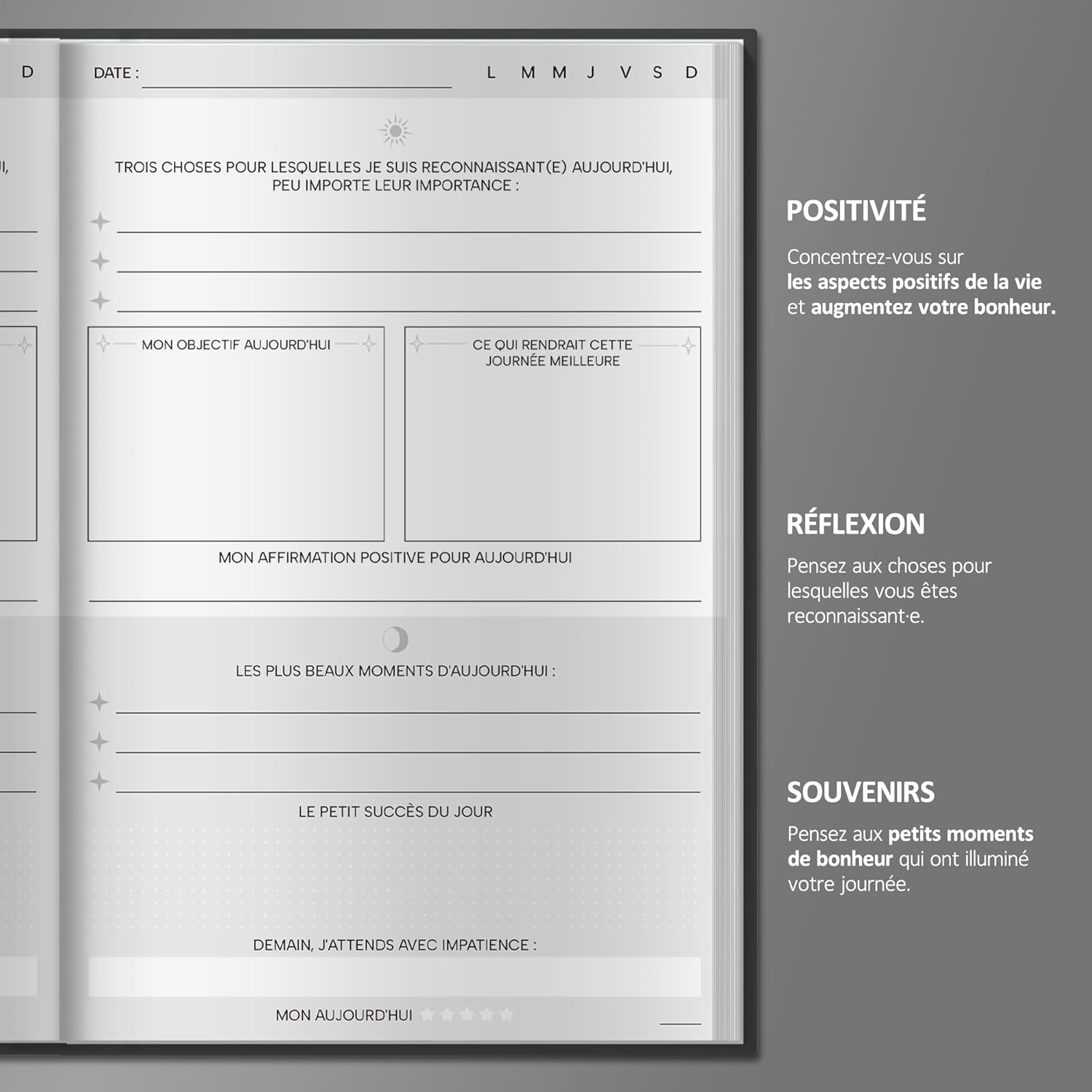 Thumbnail 4 de BIROYAL A5 Journal de gratitude 128 pages 📔