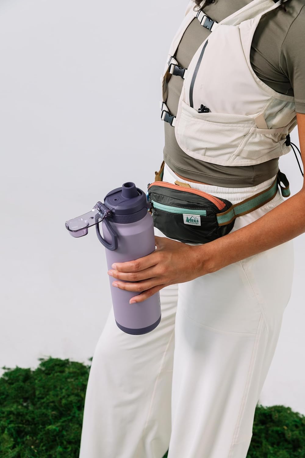 Thumbnail 1 de ZULU Powerfill Pro 32oz Stainless Steel Bottle with Quick Fill Lid — Amethyst