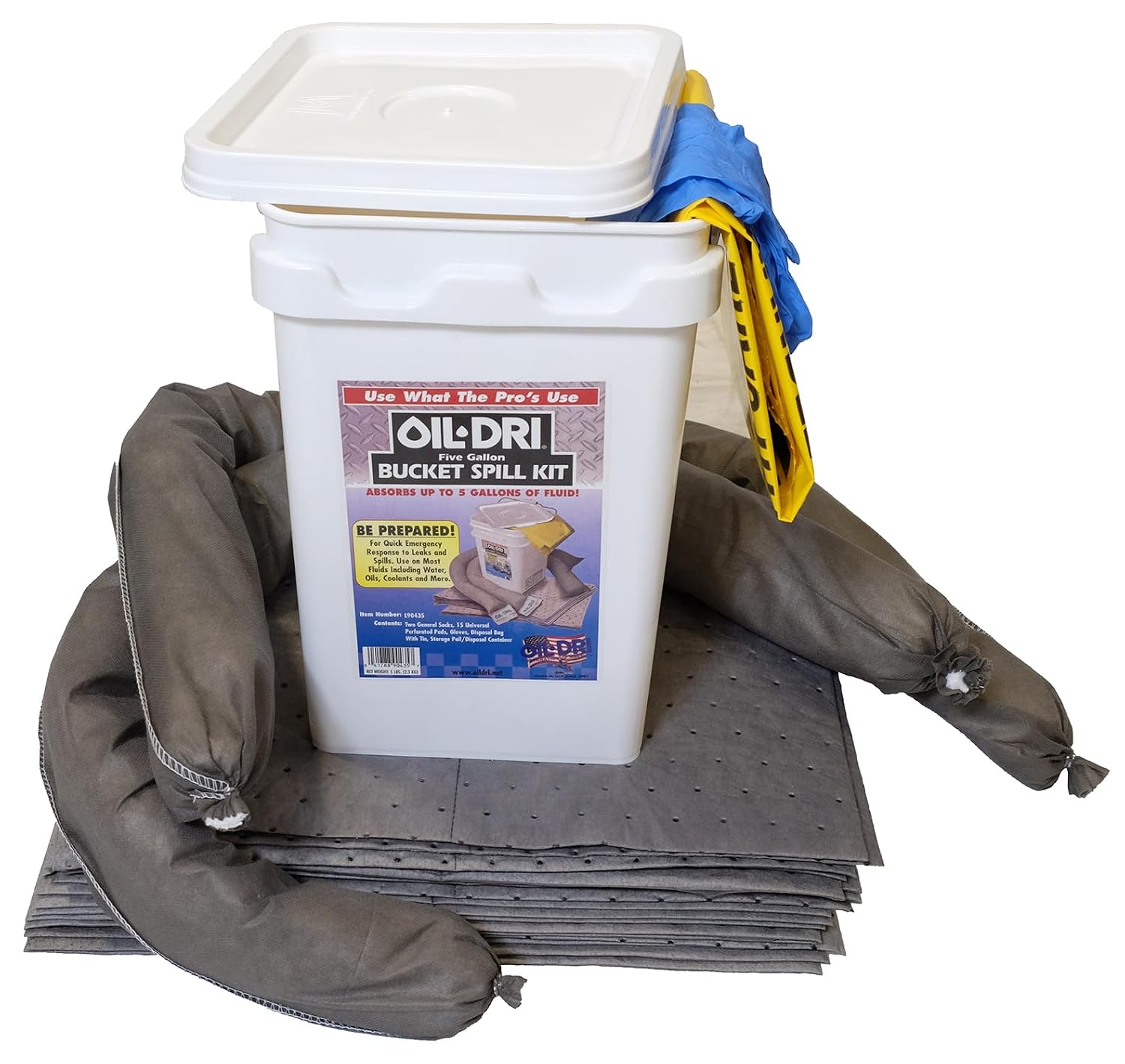 Detalle de Oil-Dri spill kit, 5-gallon capacity