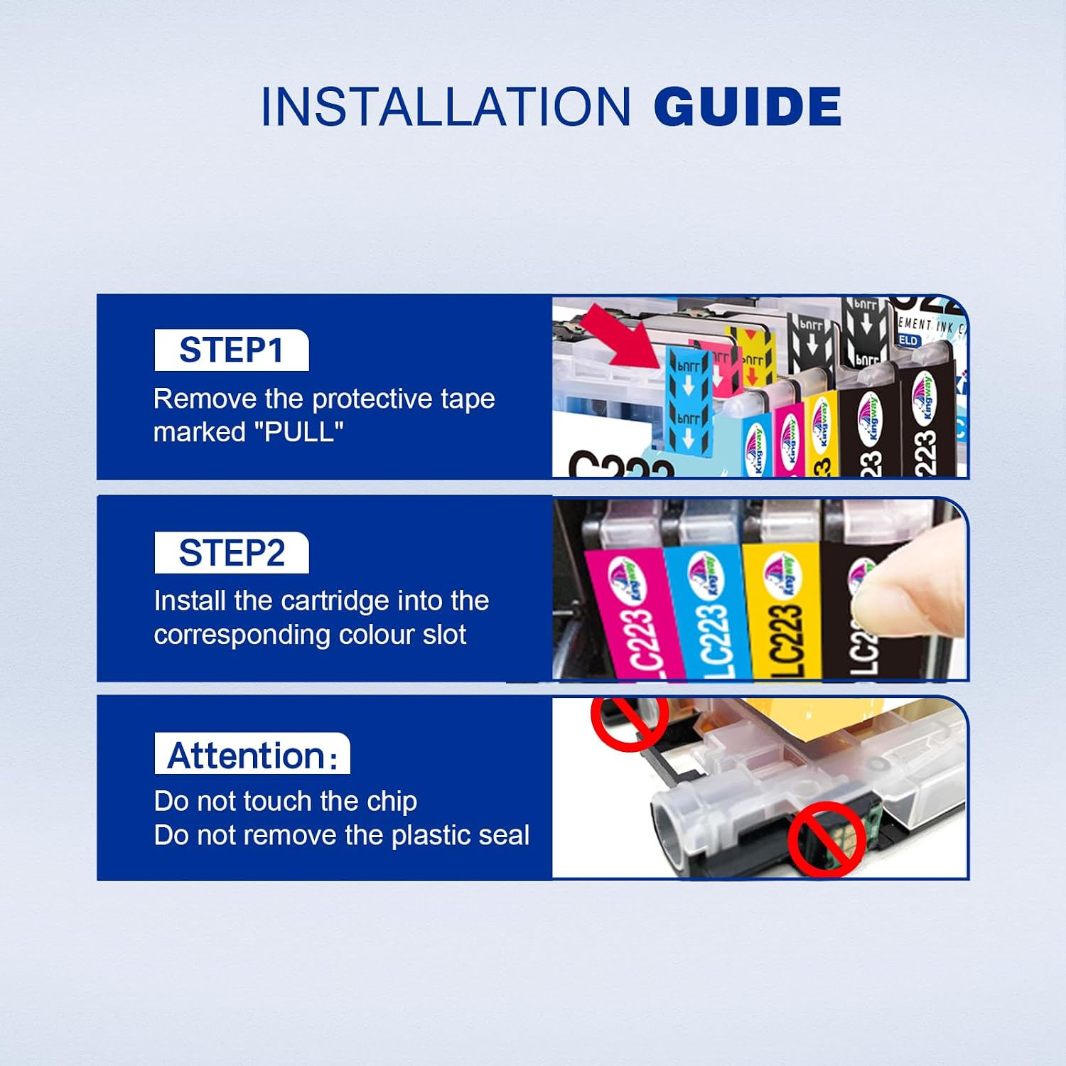 Thumbnail 3 de KINGWAY LC223 10 Pack ink cartridges