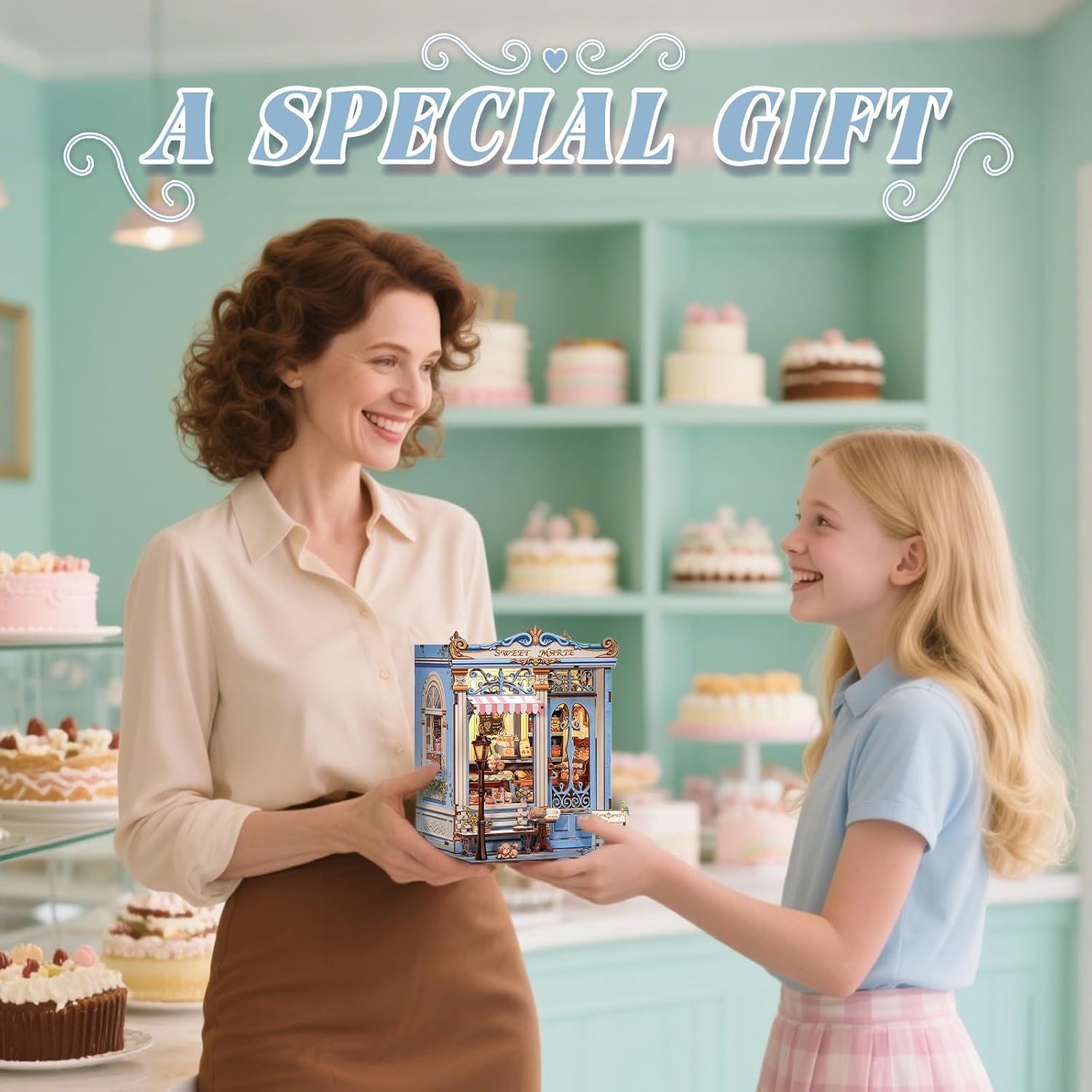 Detalle 1 de Book Nook Kit Sweet Marie mit 3D Puzzle