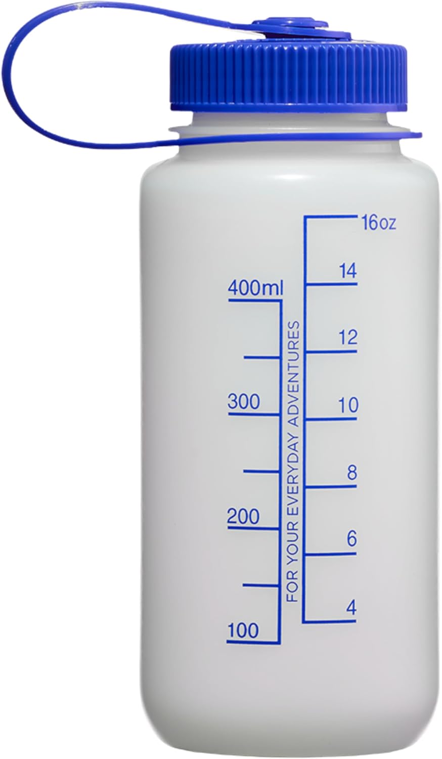 Detalle 2 de Nalgene 661195790161 HDPE-flaska med Loop-top, vit, 0,5 liter