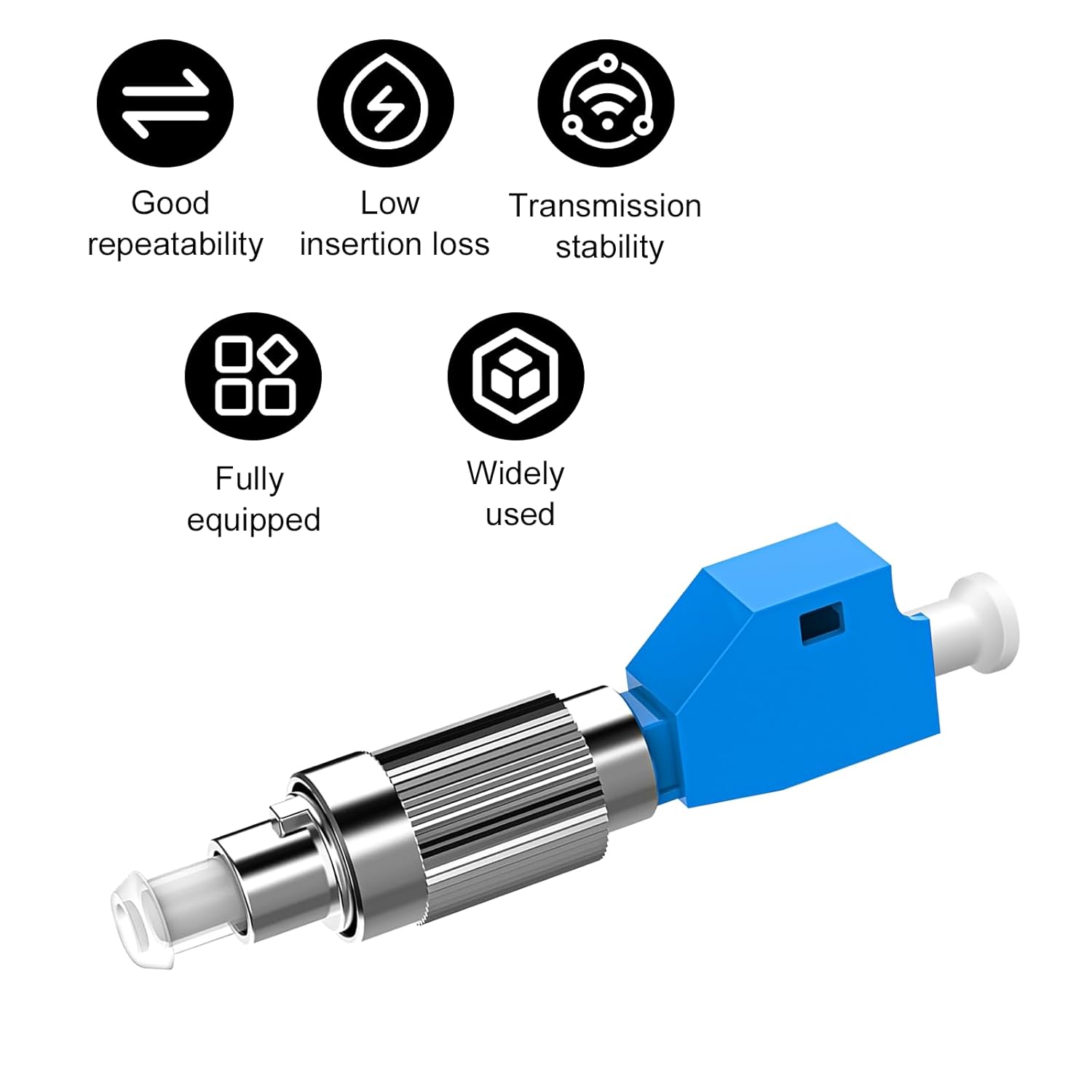 Thumbnail 5 de Maxhood 3-Pack FC to LC Female Single-Mode Adapter (FC/UPC to LC/UPC) for 1310 & 1550nm