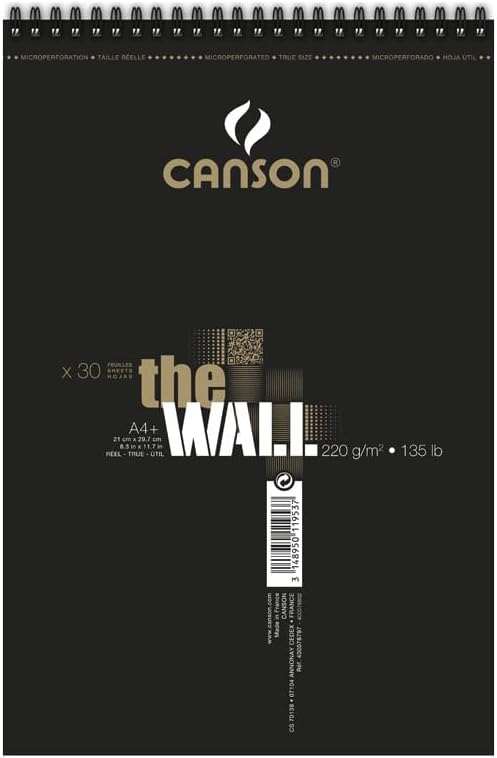 Thumbnail 6 de Canson The Wall – Album spiralé A3+ en papier marqueur opaque (30 feuilles, 200 g/m²)