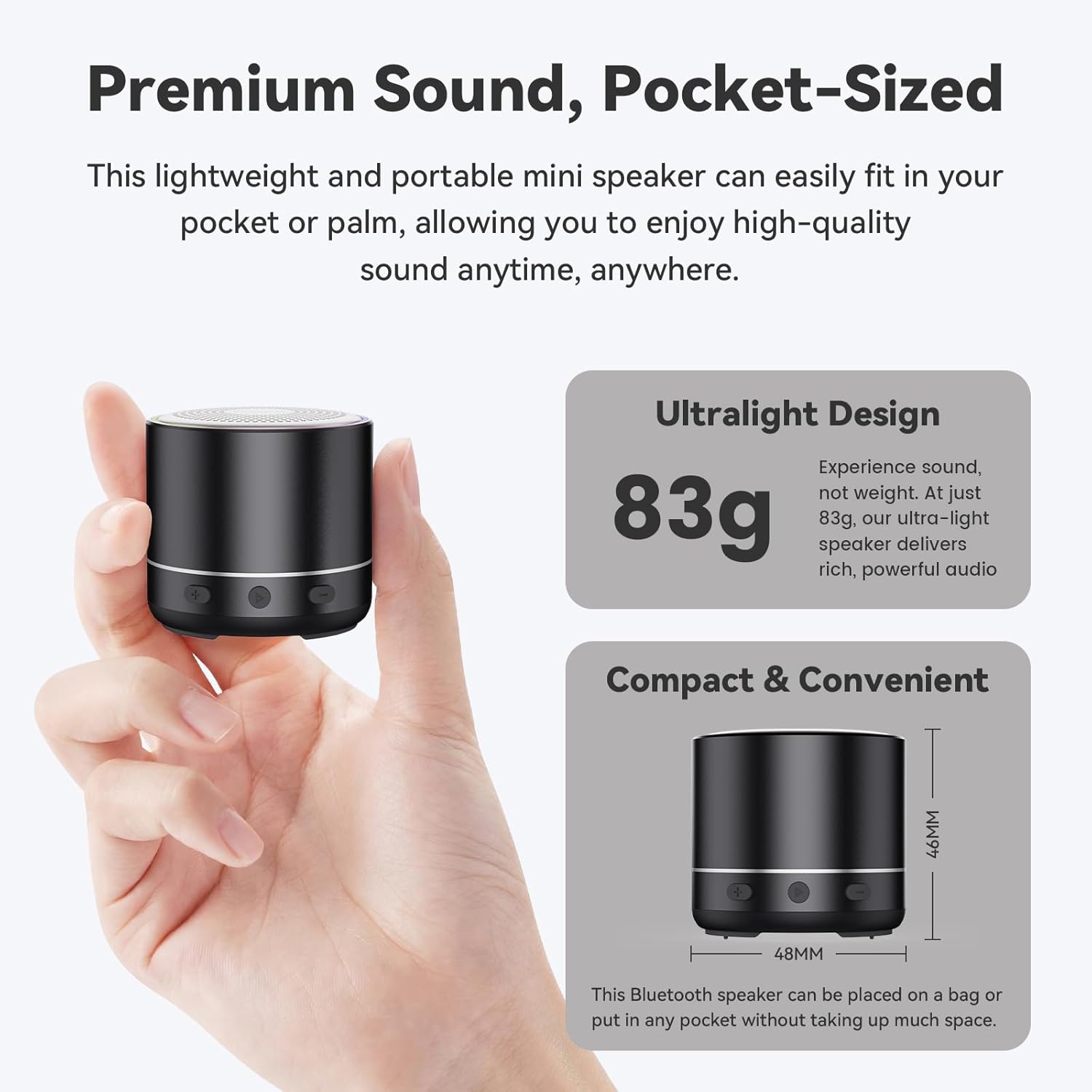 Thumbnail 6 de Bluetooth Speaker G7 Mini: Compact, Waterproof, and RGB‑Lit for Anywhere You Go