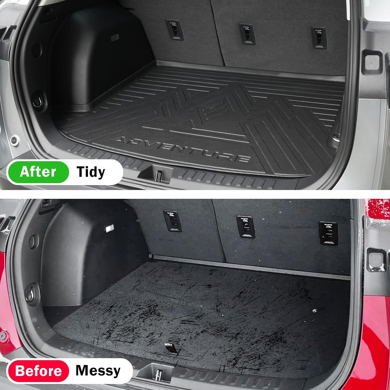 Thumbnail 4 de KUST Trunk Cargo Mat for Chevy Equinox / GMC Terrain (2025-2026) – All Weather, Edge-to-Edge Protection