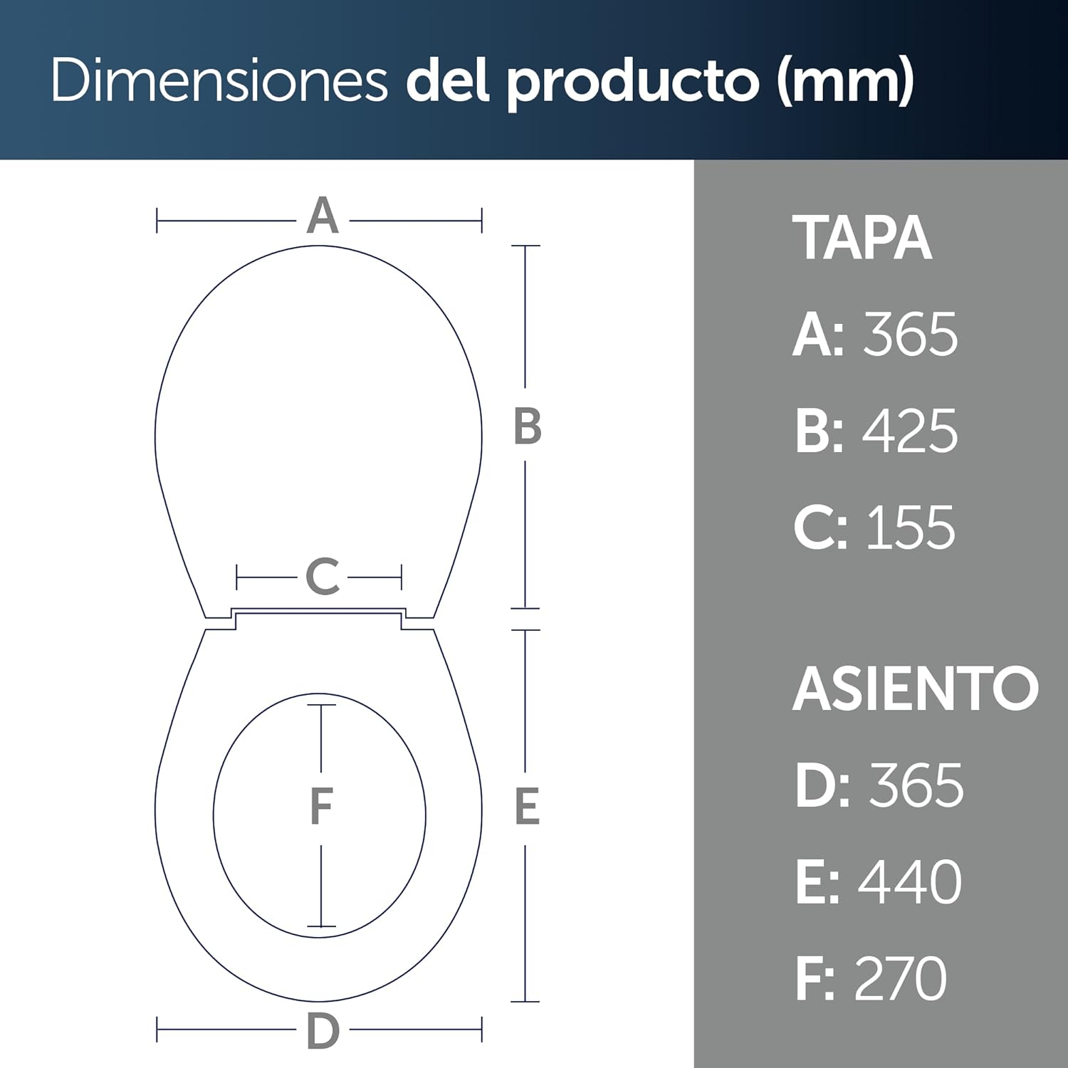 Thumbnail 6 de Ideal Standard Tirso Asiento de Inodoro con Cierre Suave 🚽