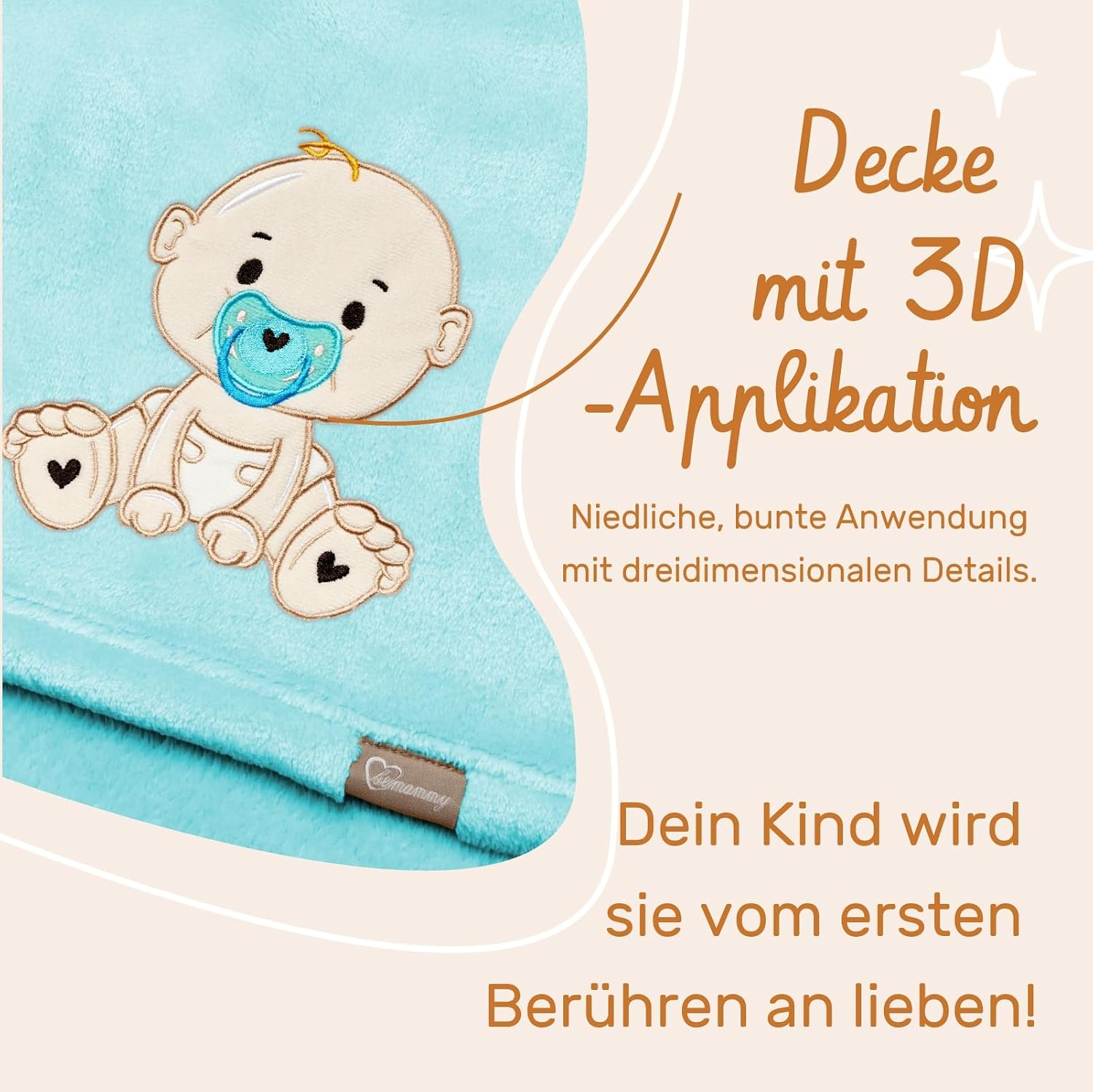 Thumbnail 4 de Be Mammy Coperta calda per bambini 3D