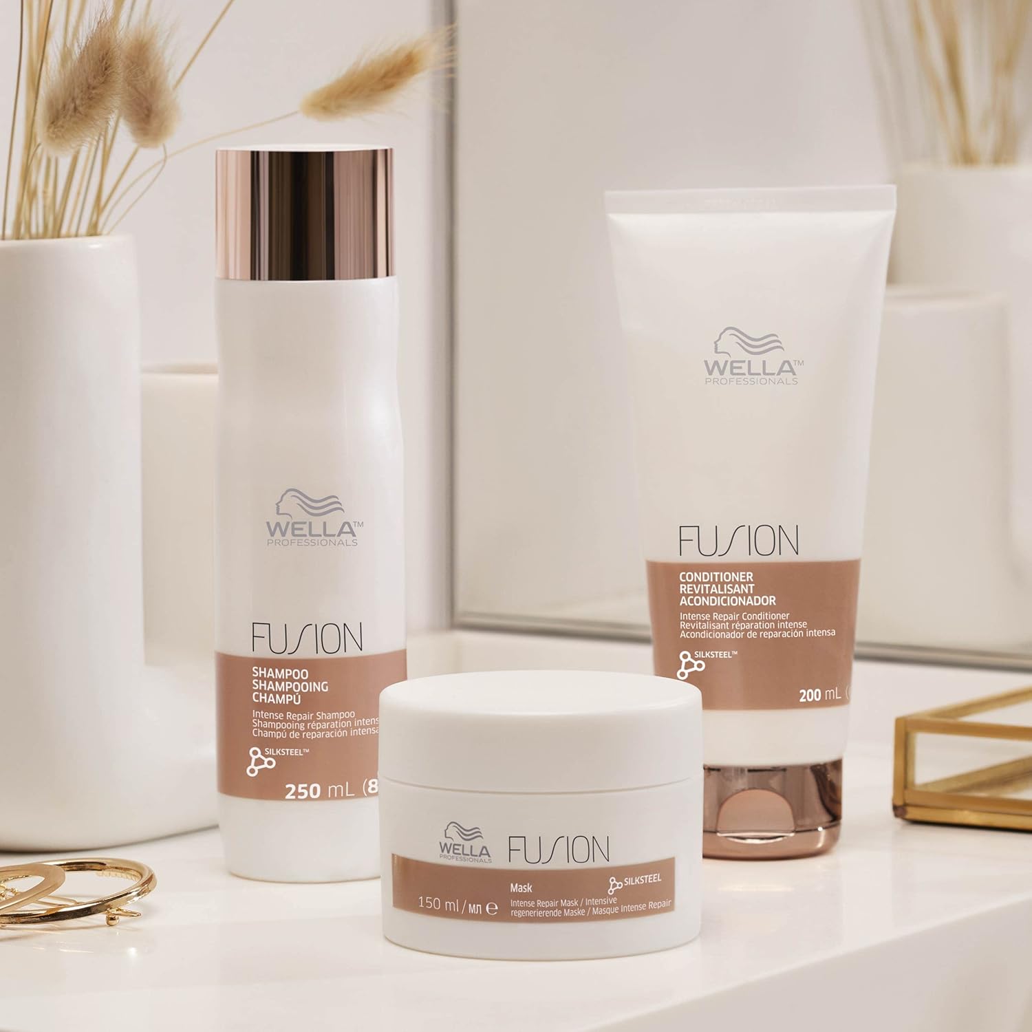 Thumbnail 6 de Wella Professionals Fusion Balsamo per capelli con Aloe Vera e Vitamina E, 200 ml