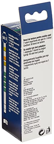 Detalle de JBL PROAQUATEST EASY 7in1 AQUARIENWASSER-TESTSTREIFEN, 50 Streifen