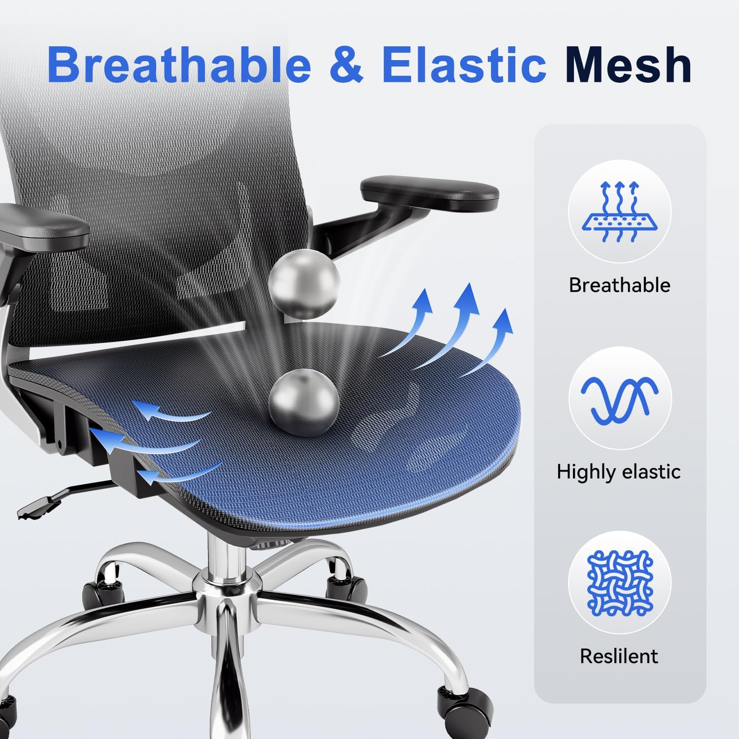 Thumbnail 5 de marrap Ergonomic Office Chair 90-120° rocking