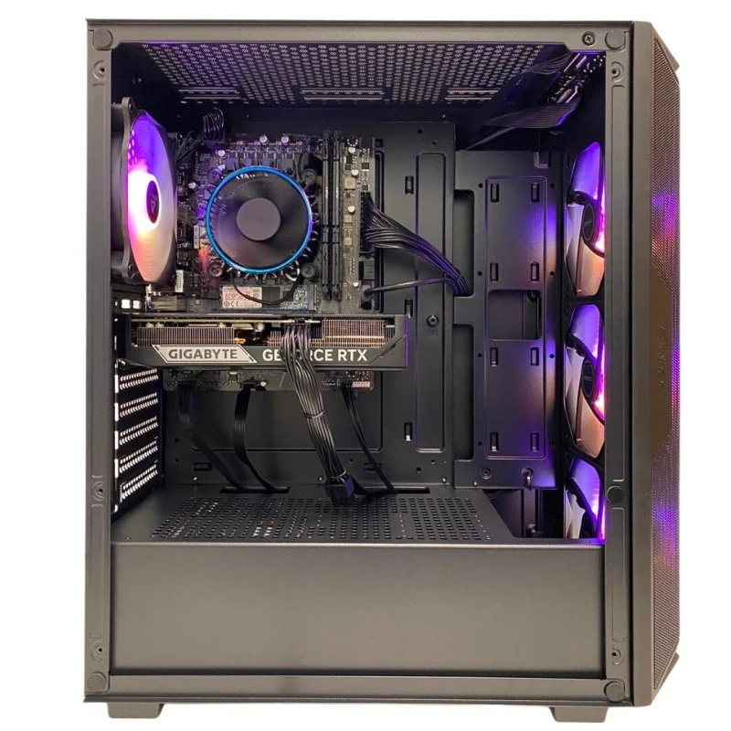 Detalle 1 de Tecnowake Core sobremesa con Intel Core i5-14400F, RTX 4060, 32GB RAM y SSD NVMe 1TB (WiFi, Windows 11 y RGB)