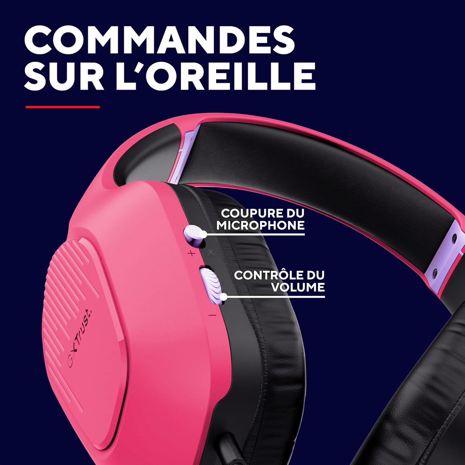 Thumbnail 5 de Trust Gaming GXT 418P Rayne : casque gaming léger, micro rétractable et multiplateforme