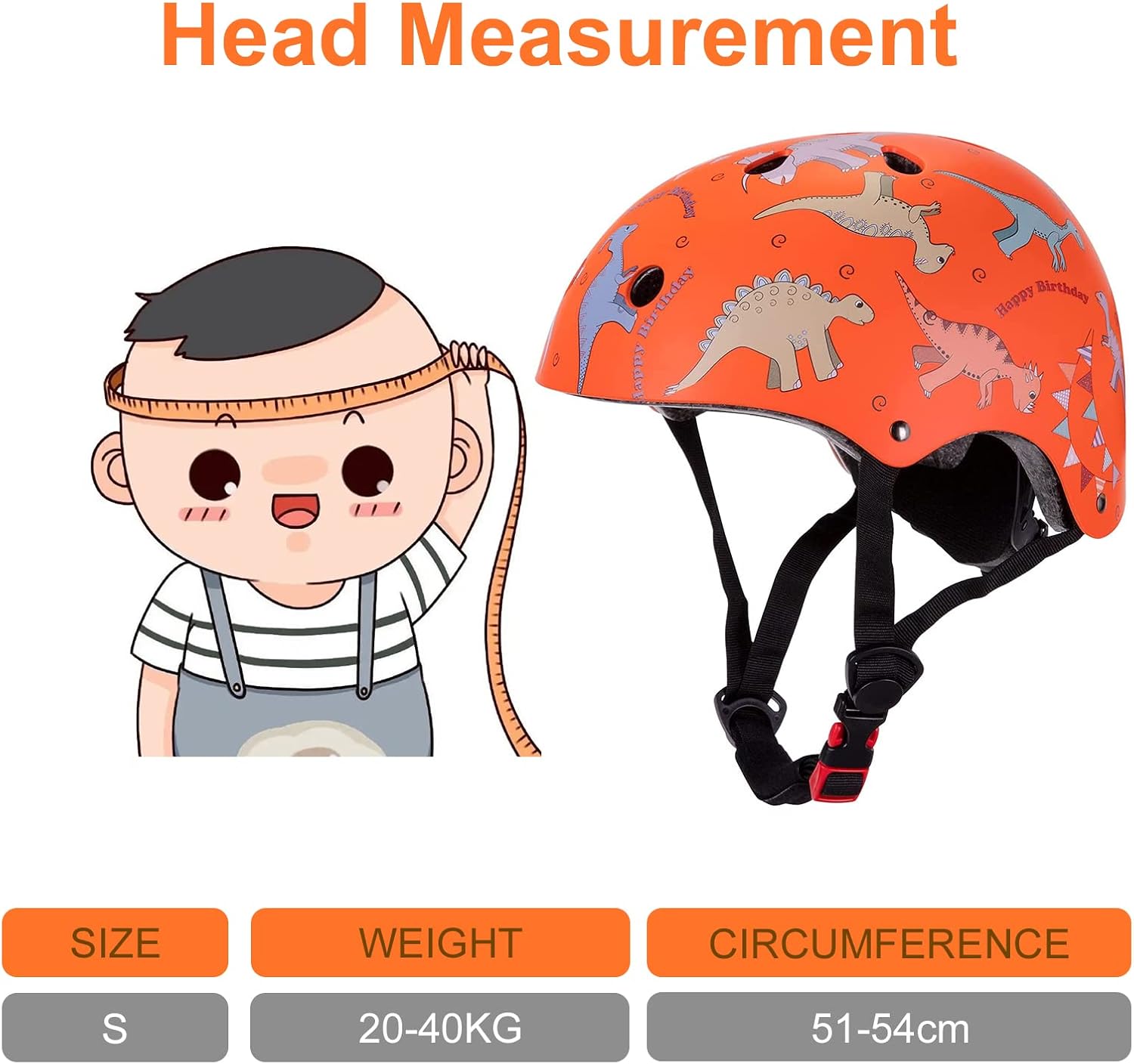 Detalle de Kids Helmet Pads Set for 2-8 Years: Lightweight Protective Gear for Bikes, Skateboards & Scooters