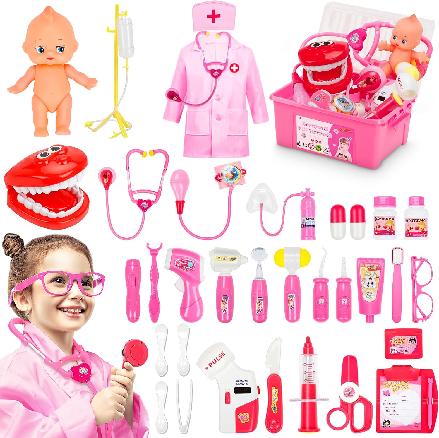 Detalle de Fivejoy Valigetta Dottore Bambini 34 pezzi