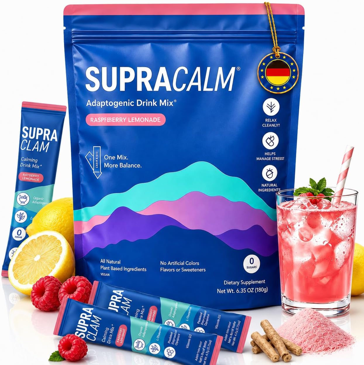 Detalle de Jello Cortisol Cocktail Pulver – 20 Stück zur Unterstützung der Cortisol-Balance