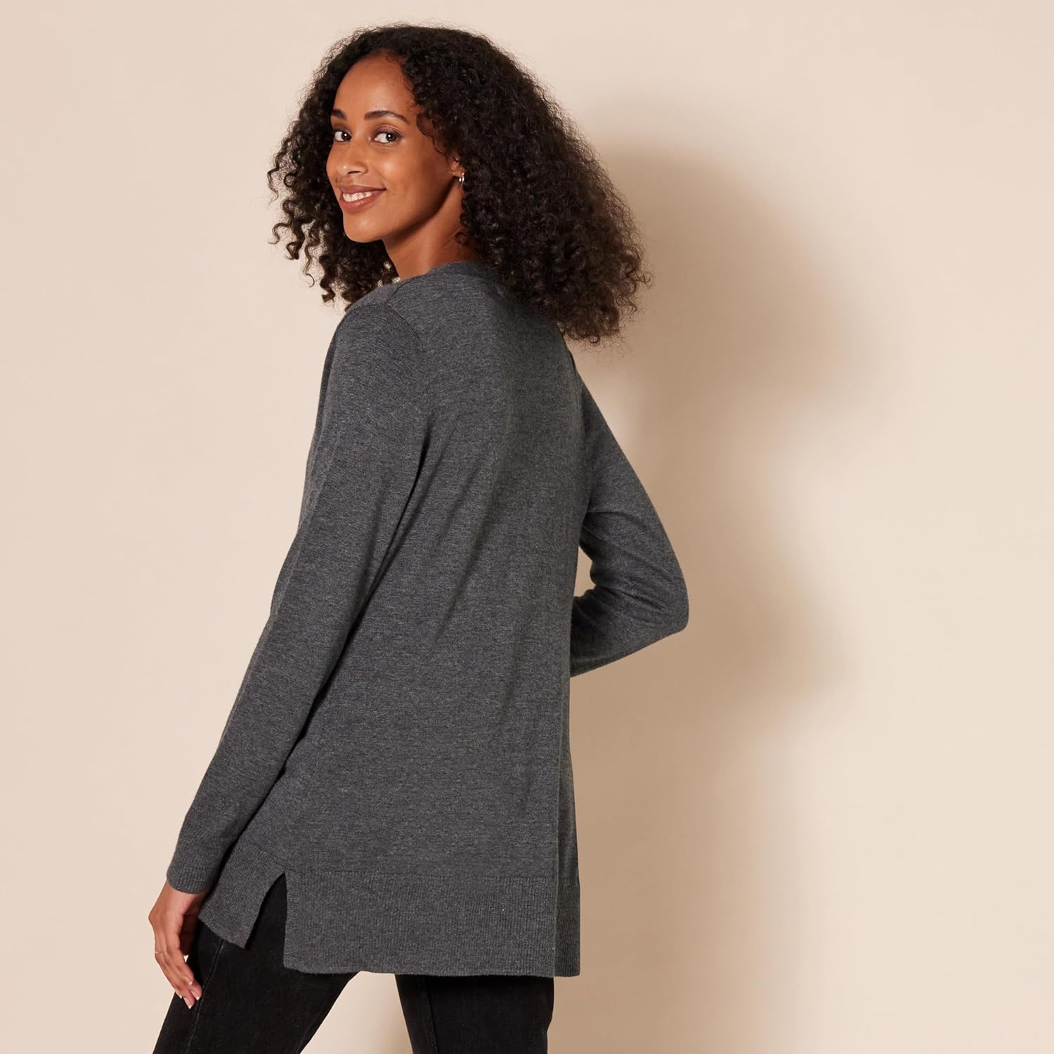 Thumbnail 1 de Amazon Essentials Women’s Lightweight Long Open-Front Cardigan (Plus Size available)
