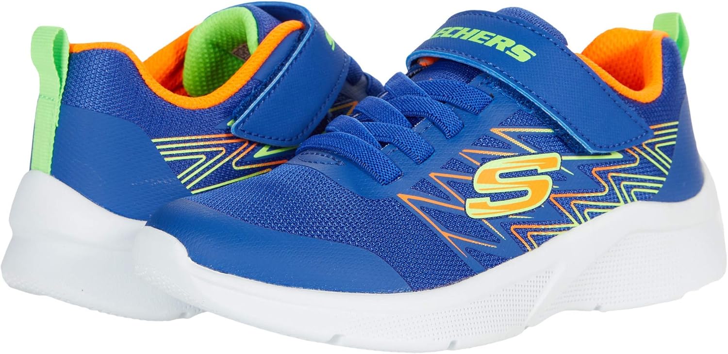 Detalle 2 de Skechers Garçon Microspec Texlor Basket Blor (35 EU) — trainer lavable en machine