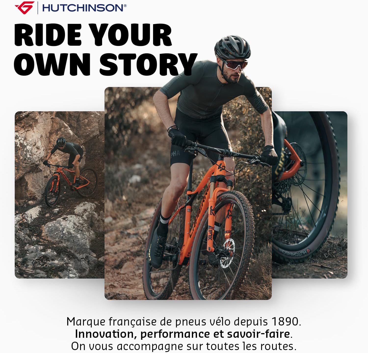 Detalle de Hutchinson Kraken – Pneu VTT 27,5 x 2,30 Tubeless Ready, polyvalent et sûr