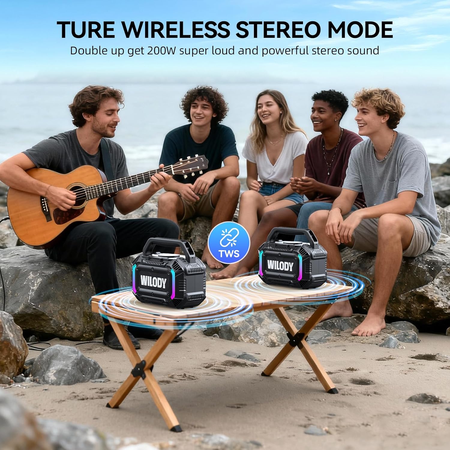 Thumbnail 6 de Wilody 100W Bluetooth Outdoor Speaker with Bass