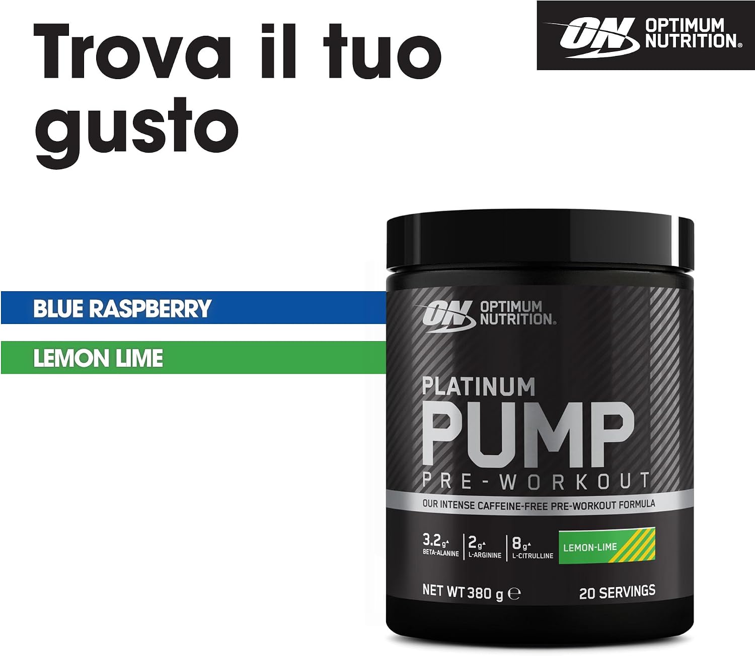 Thumbnail 4 de Optimum Nutrition Platinum PUMP Pre-Workout 380 g