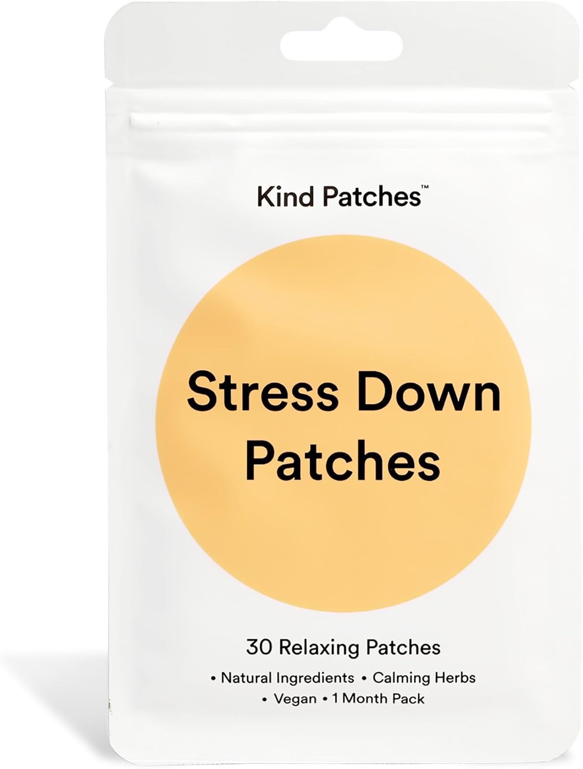 Detalle de Kind Patches Stress Support Patches, 30 Count