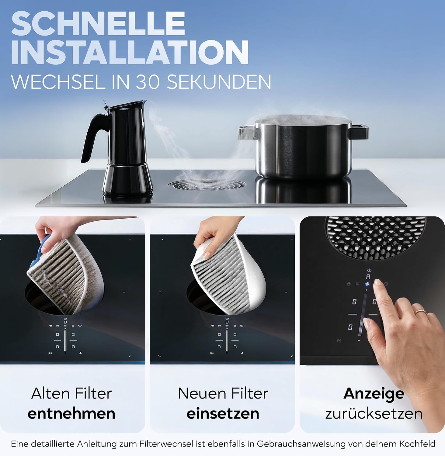 Detalle 2 de Bora Pure PUAKF Aktivkohlefilter 1 Stück