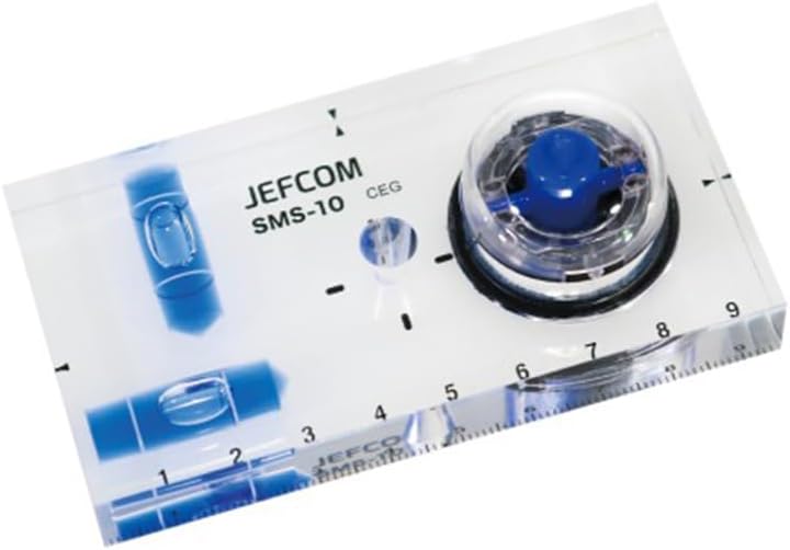 Detalle de ジェフコム SMS-10 金属探知センサーレベル 水平・垂直測定、壁厚15mmまで探知・目盛付き