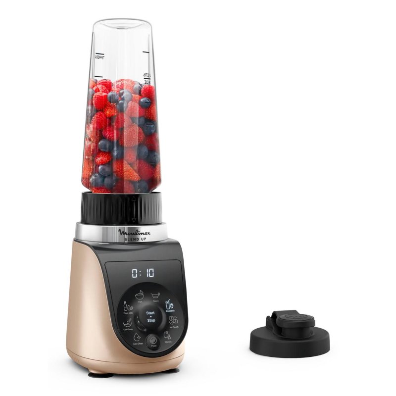 Batidora de vaso Moulinex Blend Up LM190AF0 0,85 L 1000 W — 8 velocidades con LCD y cuchillas Powelix