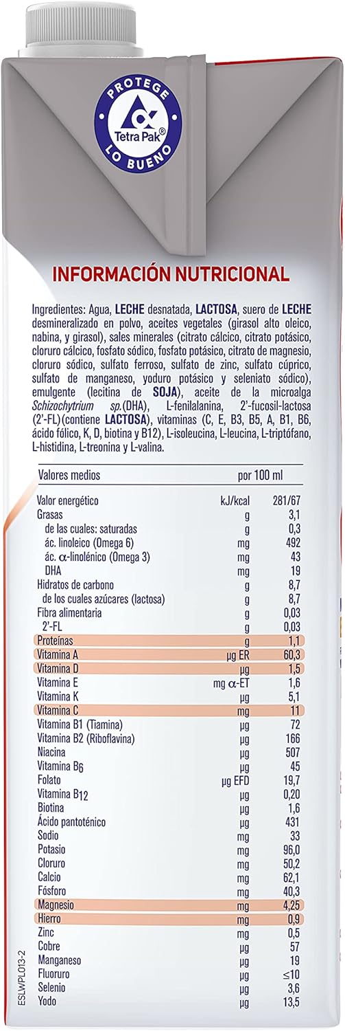 Thumbnail 4 de Nestlé Nidina 2 Leche de continuación líquida para bebés 4x1L