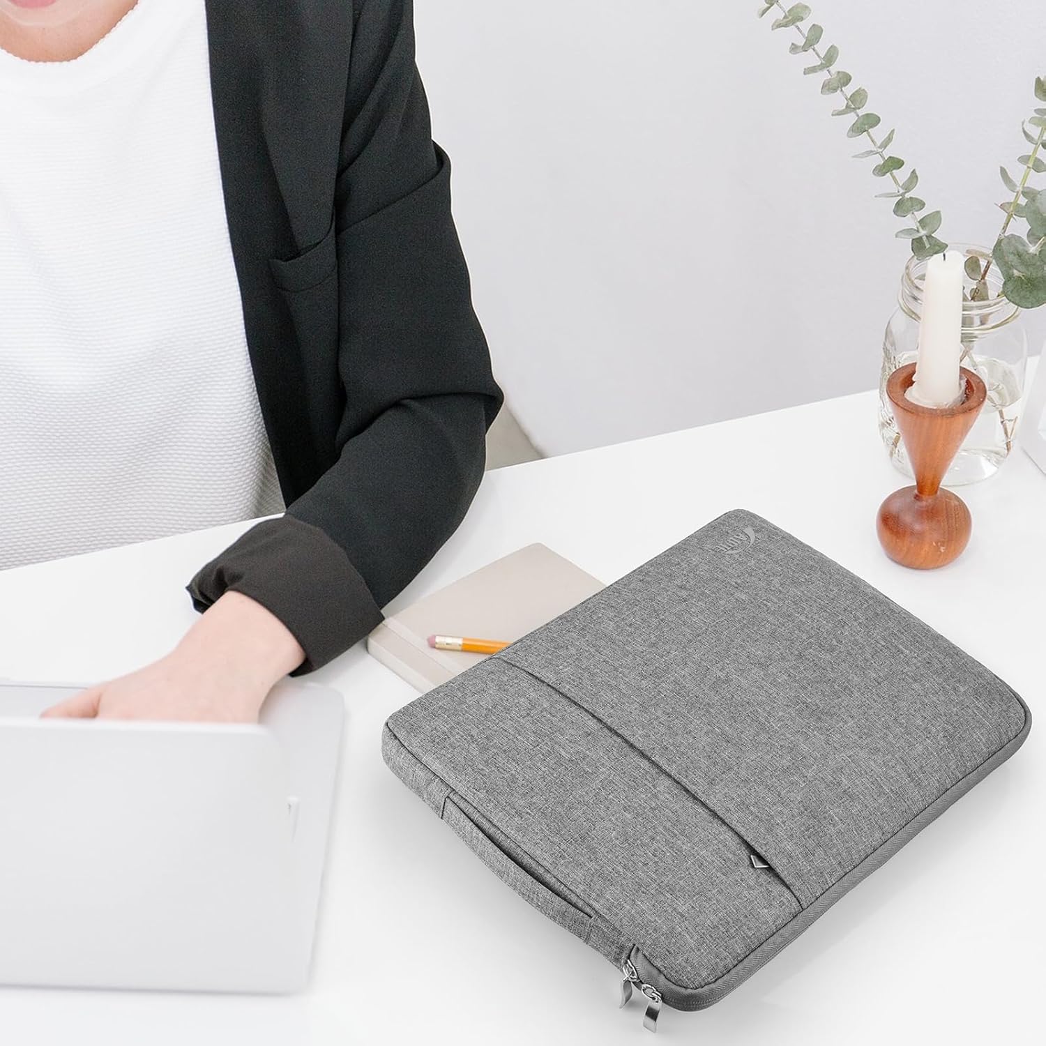 Thumbnail 1 de AIPIE Laptoptasche mit Griff, Schutzhülle für 13–17,3 Zoll (2 Fächer, wasserdicht beschichtet)
