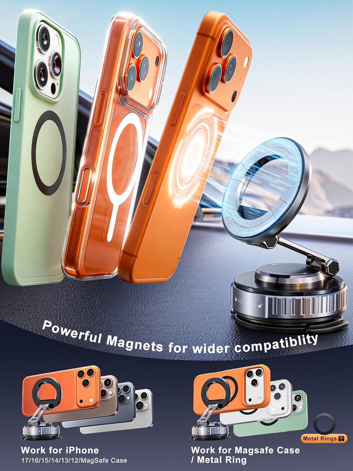 Thumbnail 5 de snanlen 2026 Car Phone Holder 108 lbs