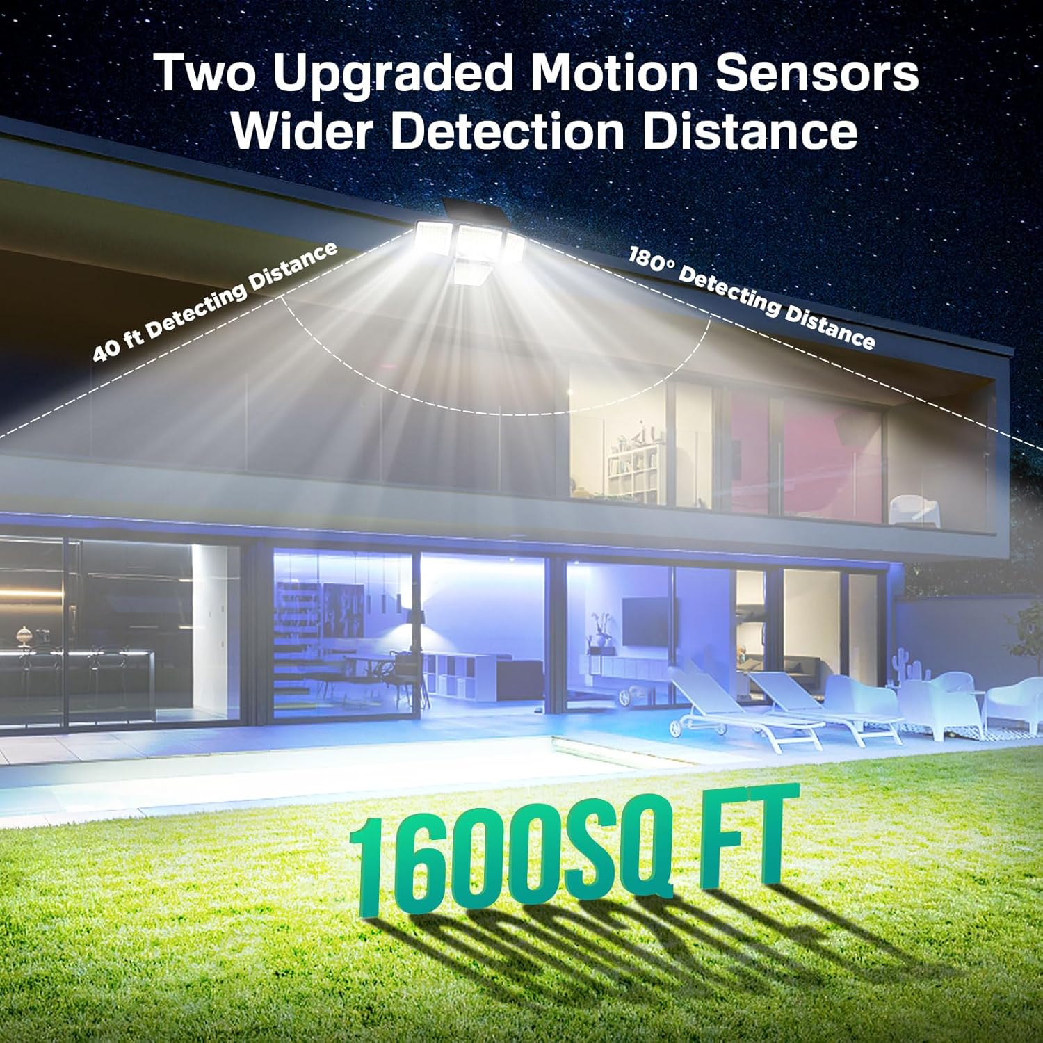 Thumbnail 3 de LYWALT Solar Outdoor Lights 3000LM
