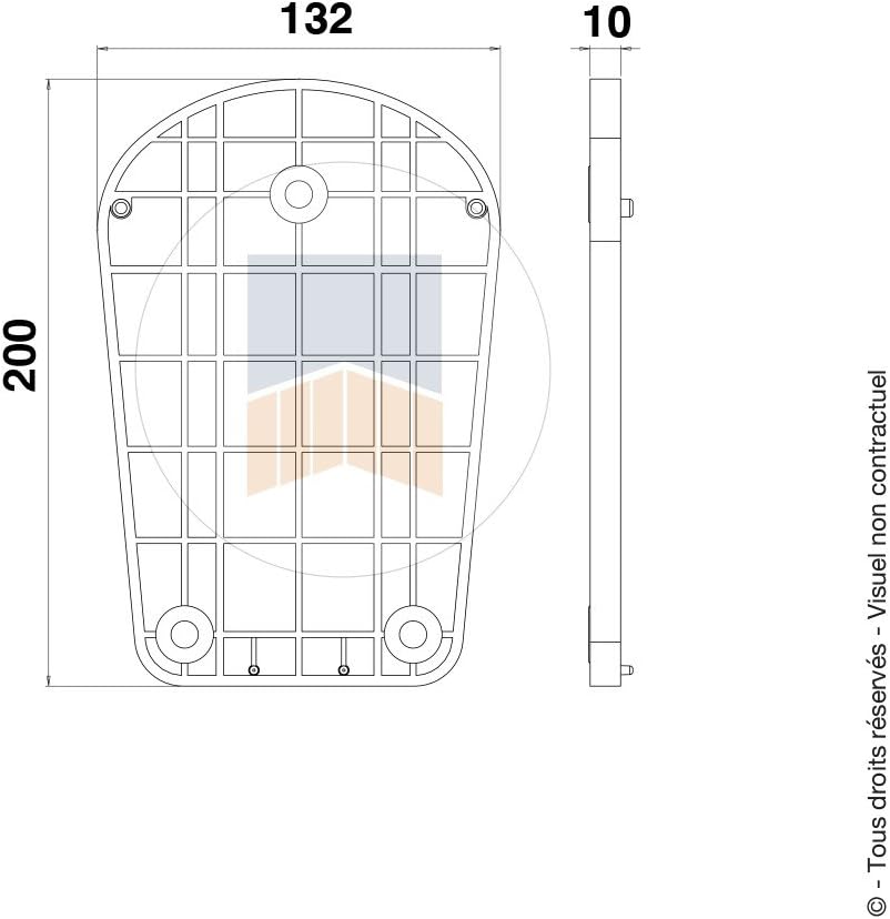 Thumbnail 1 de Portac cale en composite (épaisseur 10) pour sabot hauteur 50