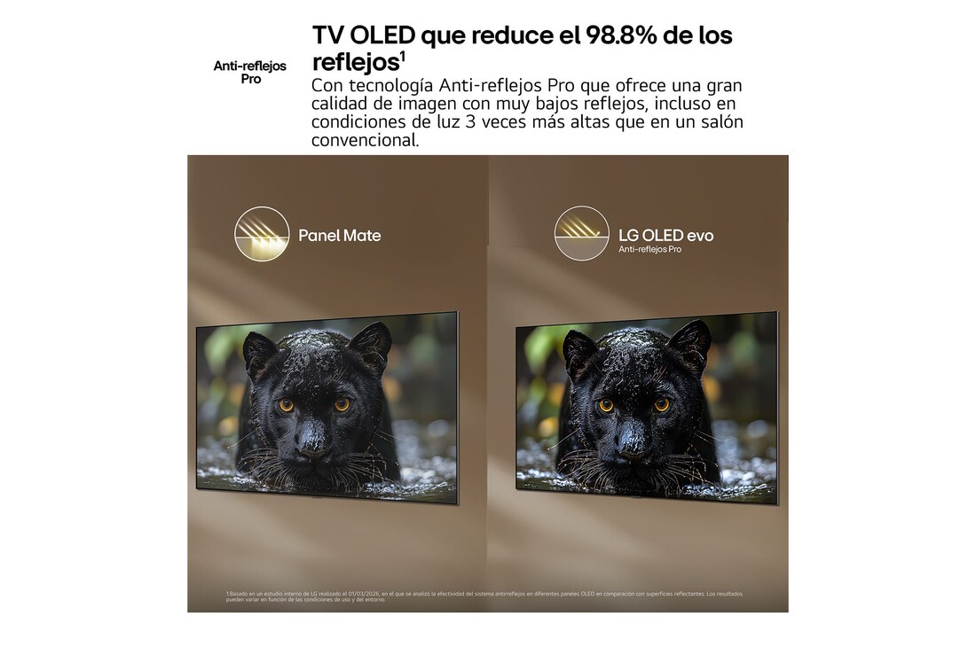 Detalle de LG OLED evo AI C6 55" (OLED55C65LA) — Smart TV 4K 2026