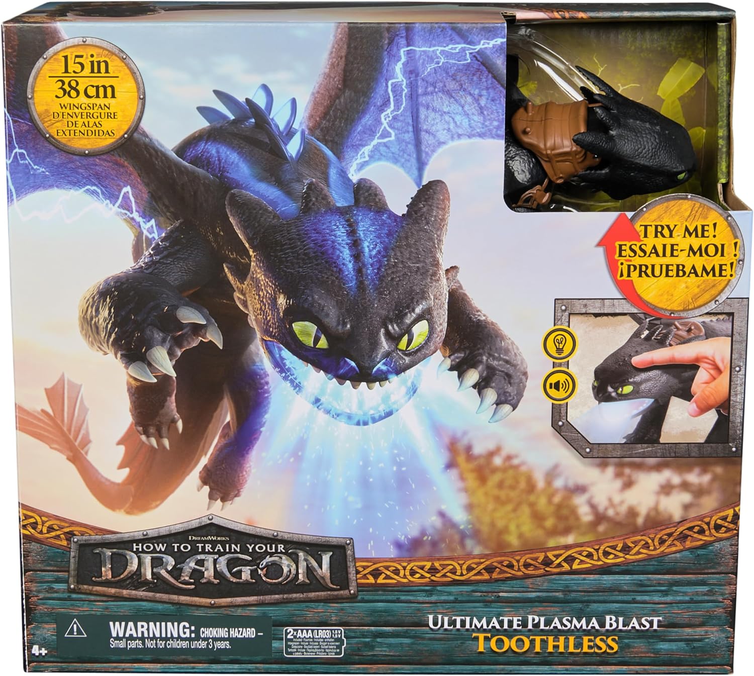 Thumbnail 5 de DreamWorks Dragons Sdentato action figure 38 cm