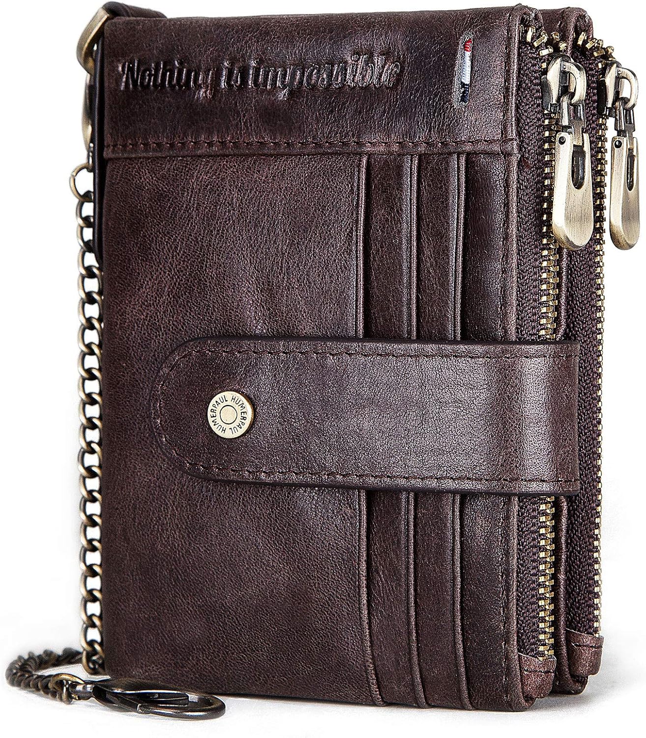 Detalle de Humerpaul leather RFID wallet 18 card slots