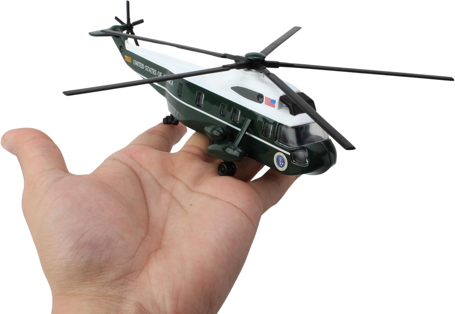 Detalle de Daron RT5760 Marine One VH-3D Sea King 3ピースプレイセット ヘリコプター・ブルー