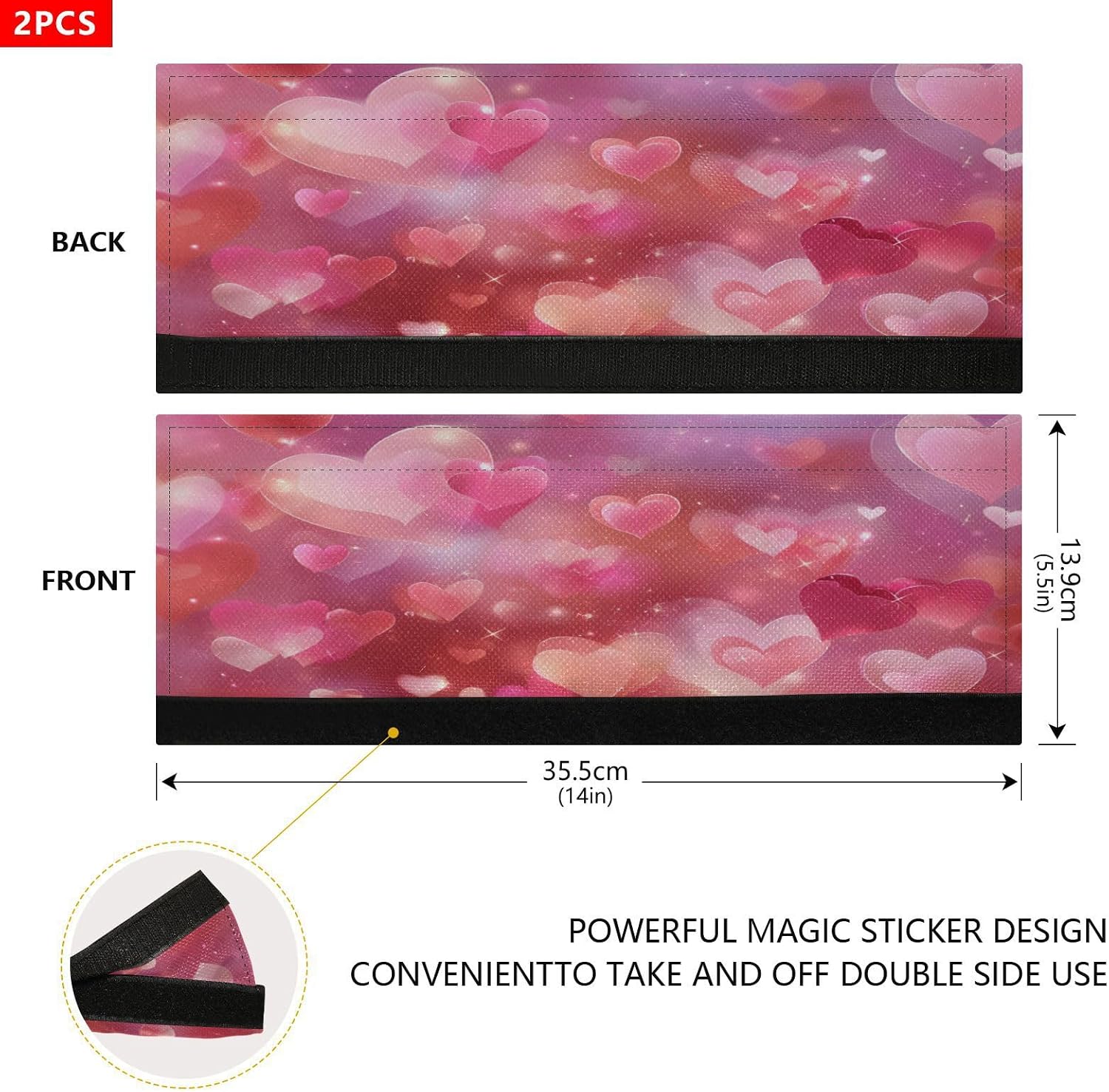 Detalle de Dussdil Refrigerator Handle Covers, 14 x 5.5 Inches