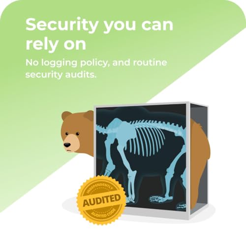 Detalle de TunnelBear VPN Software: 1-Year Unlimited Data & Devices