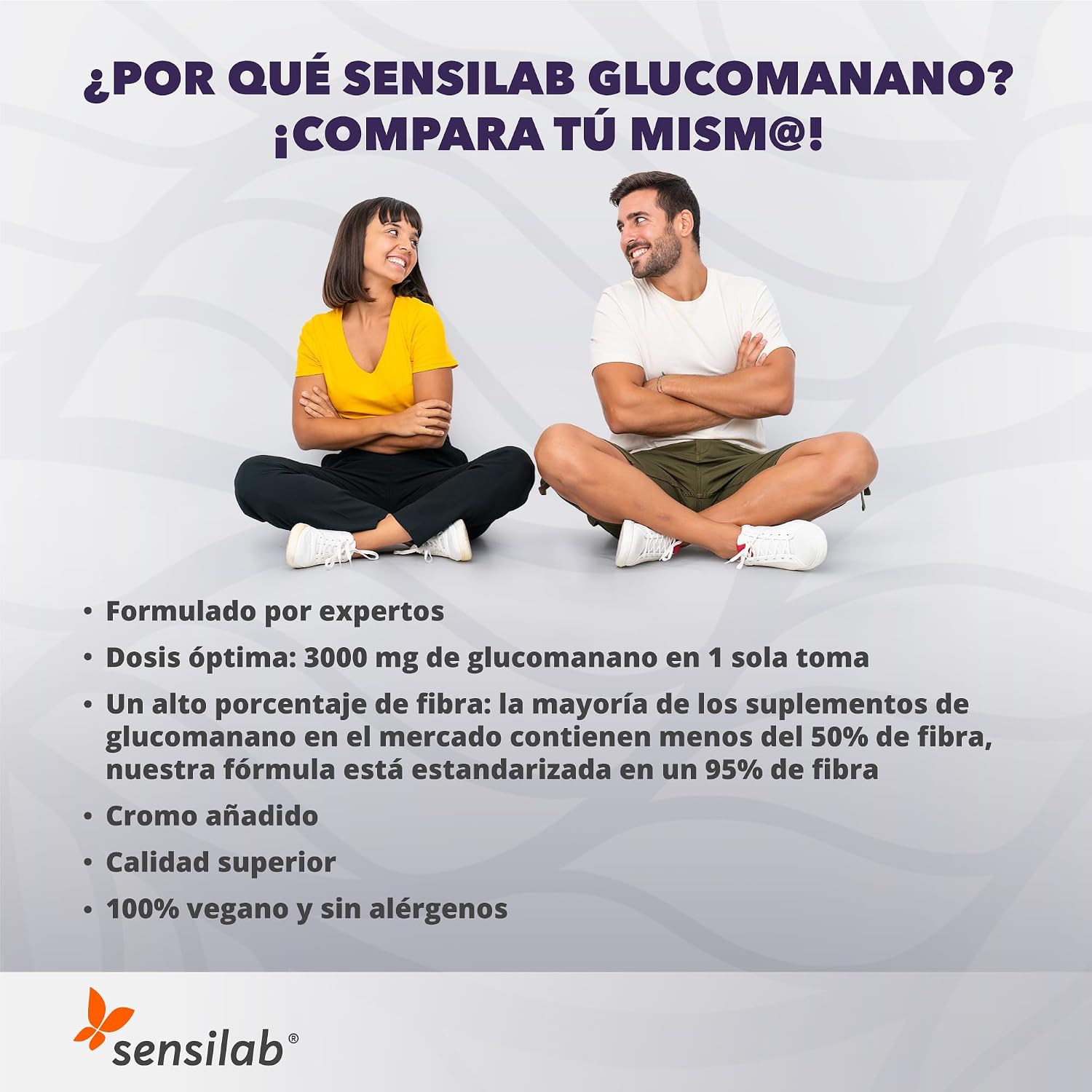 Thumbnail 4 de Sensilab Essentials Glucomanano 3000 mg 🌱 - Vegano y Puro