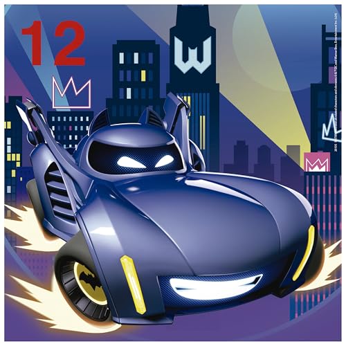 Detalle 2 de Educa - 4 Puzzles Infantiles Progresivos Batwheels 12-25 piezas 🧩