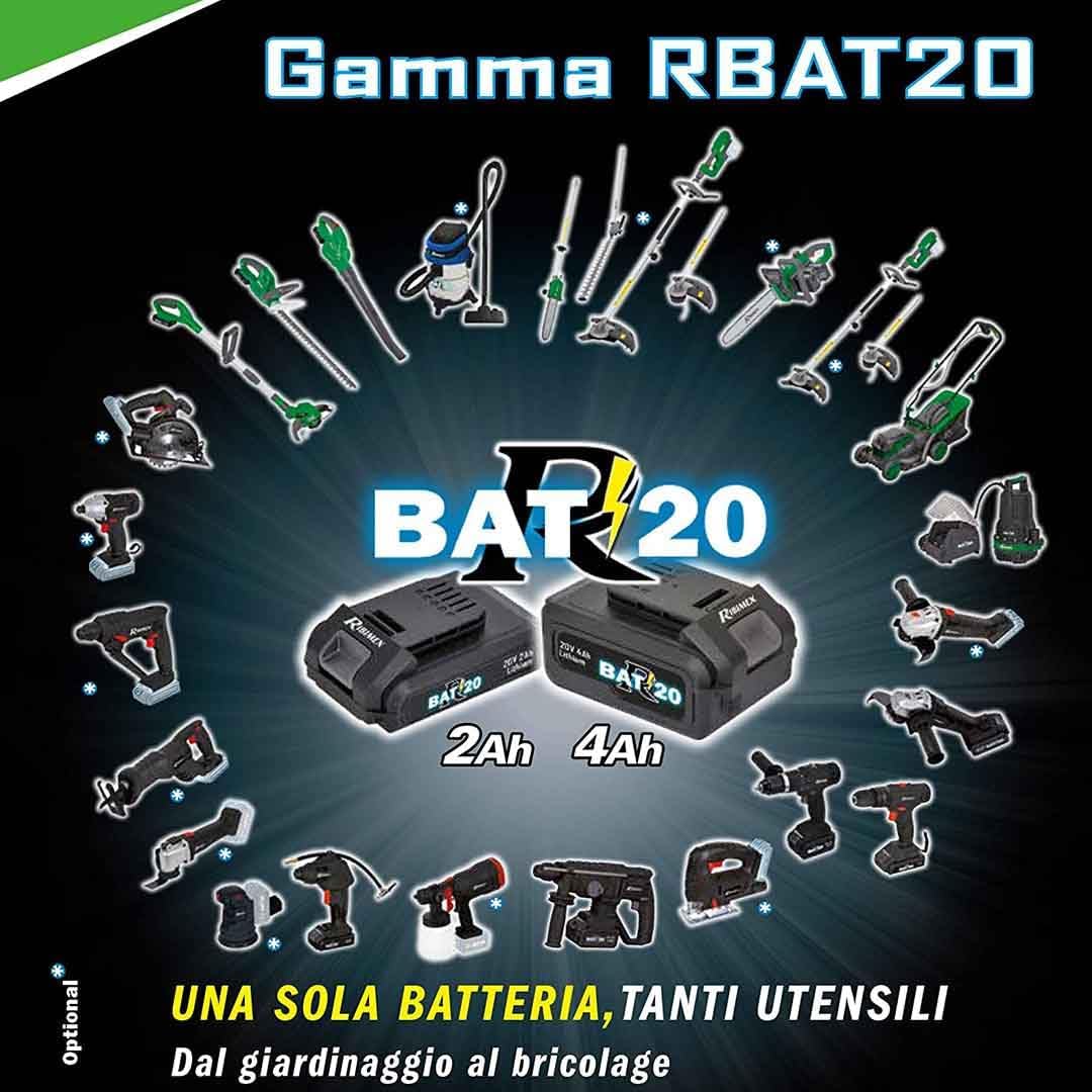 Detalle de Ribimex PRBAT20/SEC RBAT20 – akumulatorowe urządzenie do koszenia 20 V, 340 mm
