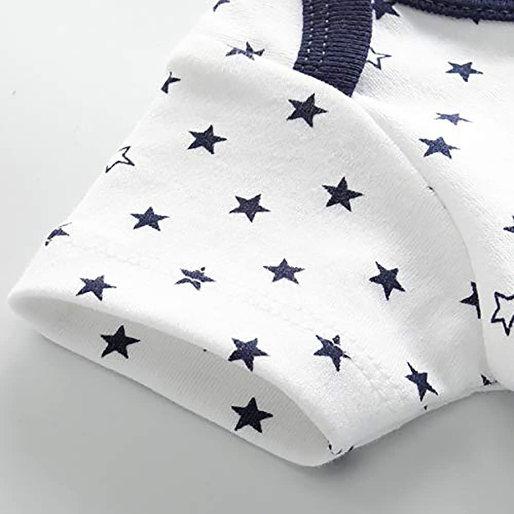 Thumbnail 5 de Chamie Baby Bodysuit Cotton Short Sleeve Vests – 5-Pack Unisex 0-12 Months
